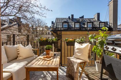 Balkong eller utsiktsbild