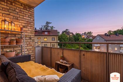 Balkong eller utsiktsbild