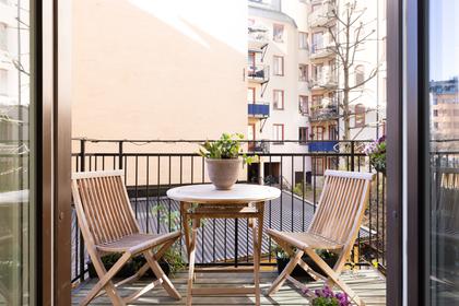 Balkong eller utsiktsbild