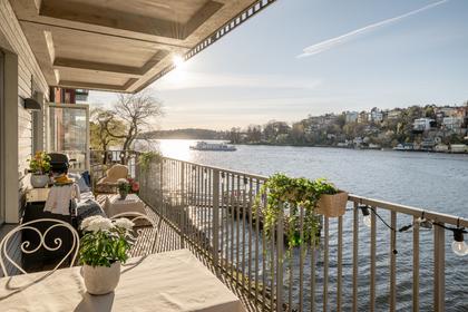 Balkong eller utsiktsbild