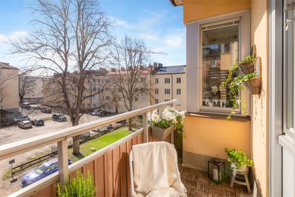 Balkong eller utsiktsbild