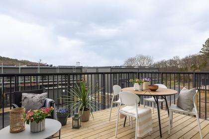 Balkong eller utsiktsbild