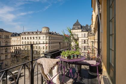 Balkong eller utsiktsbild