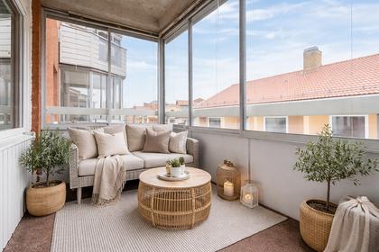 Balkong eller utsiktsbild