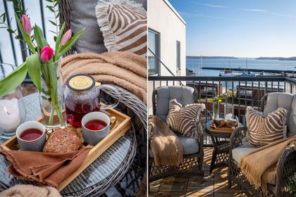 Balkong eller utsiktsbild