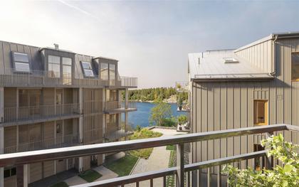 Balkong eller utsiktsbild