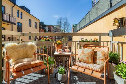 Balkong eller utsiktsbild