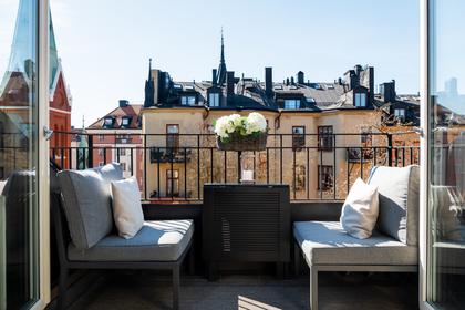 Balkong eller utsiktsbild