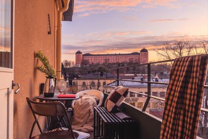 Balkong eller utsiktsbild