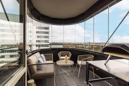 Balkong eller utsiktsbild