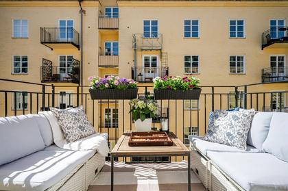 Balkong eller utsiktsbild