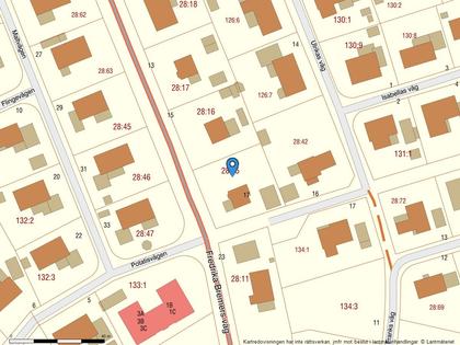 Illustrerad karta över fastigheten eller området