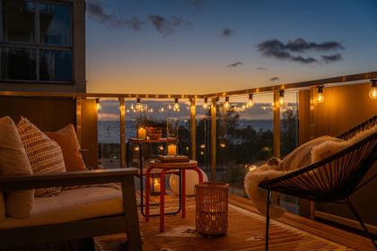 Balkong eller utsiktsbild