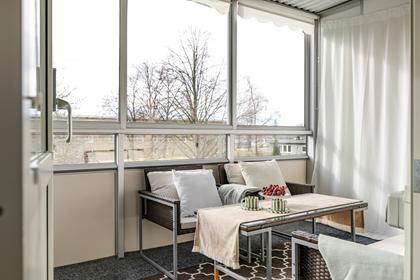 Balkong eller utsiktsbild