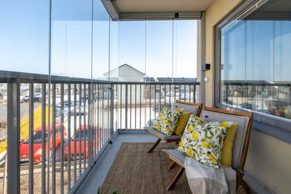 Balkong eller utsiktsbild