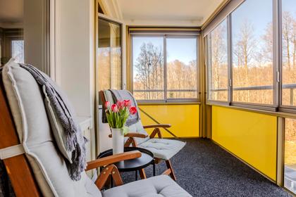 Balkong eller utsiktsbild