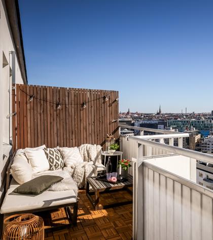 Balkong eller utsiktsbild