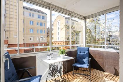 Balkong eller utsiktsbild