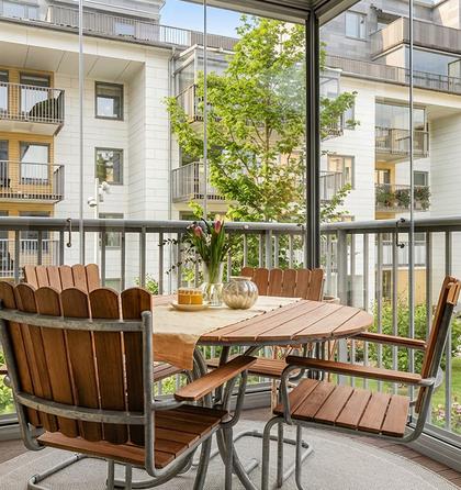 Balkong eller utsiktsbild