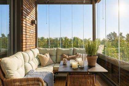 Balkong eller utsiktsbild