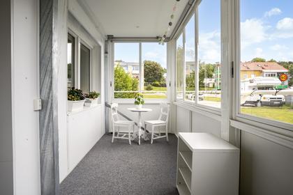 Balkong eller utsiktsbild