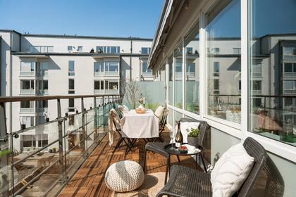 Balkong eller utsiktsbild