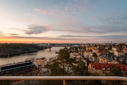 Balkong eller utsiktsbild