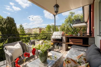 Balkong eller utsiktsbild