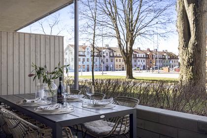 Balkong eller utsiktsbild