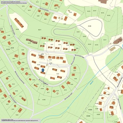 Illustrerad karta över fastigheten eller området