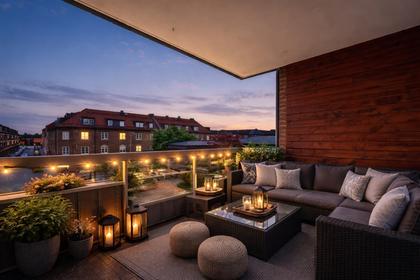 Balkong eller utsiktsbild