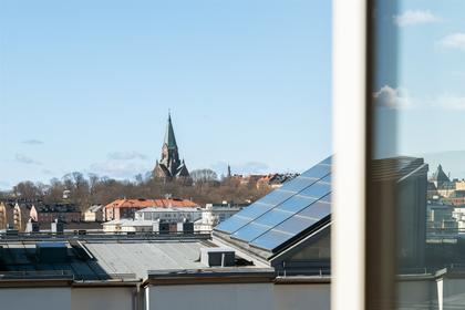 Balkong eller utsiktsbild