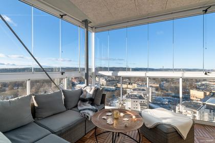 Balkong eller utsiktsbild