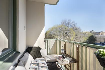 Balkong eller utsiktsbild