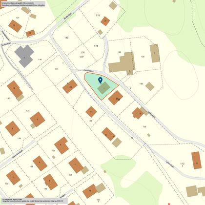 Illustrerad karta över fastigheten eller området