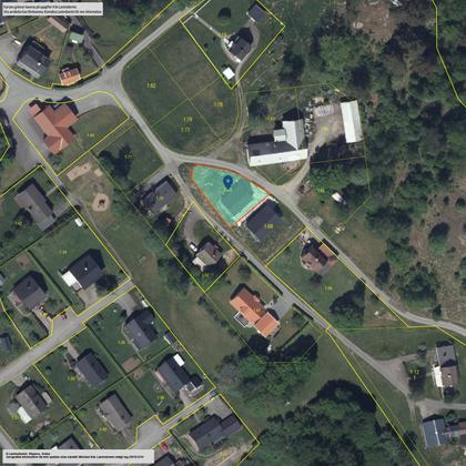 Illustrerad karta över fastigheten eller området