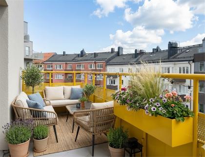 Balkong eller utsiktsbild