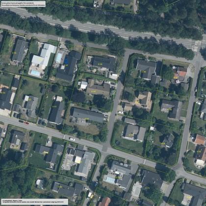 Illustrerad karta över fastigheten eller området