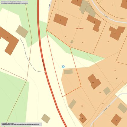 Illustrerad karta över fastigheten eller området