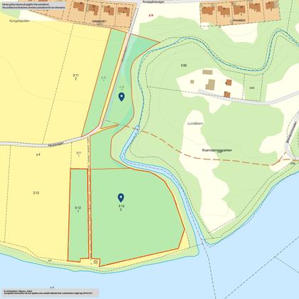 Illustrerad karta över fastigheten eller området