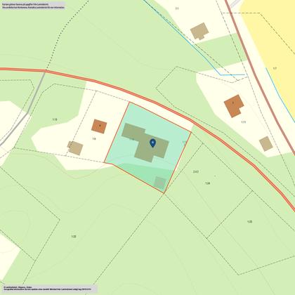 Illustrerad karta över fastigheten eller området