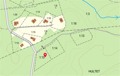 Illustrerad karta över fastigheten eller området