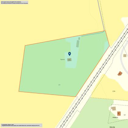 Illustrerad karta över fastigheten eller området