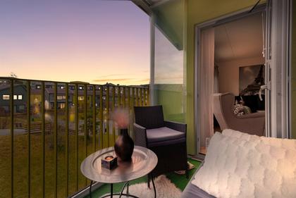 Balkong eller utsiktsbild