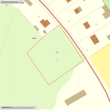 Illustrerad karta över fastigheten eller området