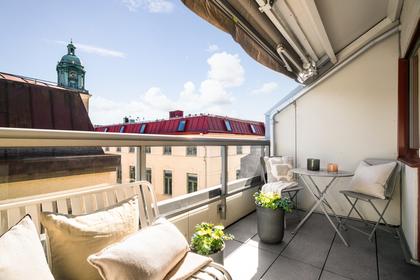 Balkong eller utsiktsbild