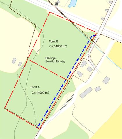 Illustrerad karta över fastigheten eller området