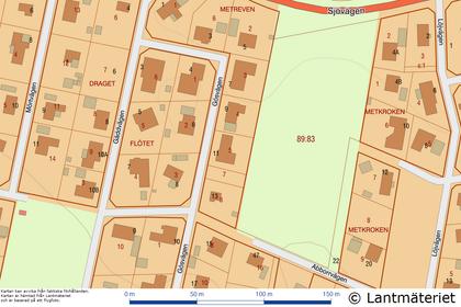 Illustrerad karta över fastigheten eller området