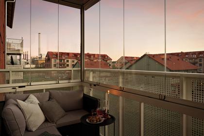 Balkong eller utsiktsbild