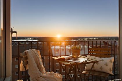 Balkong eller utsiktsbild